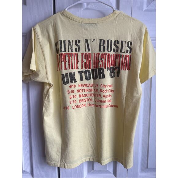 DAYDREAMER GUNS N ROSES APPETITE FOR DESTRUCTION ‘87 UK TOUR TEE NWT SMALL - Picture 4 of 6